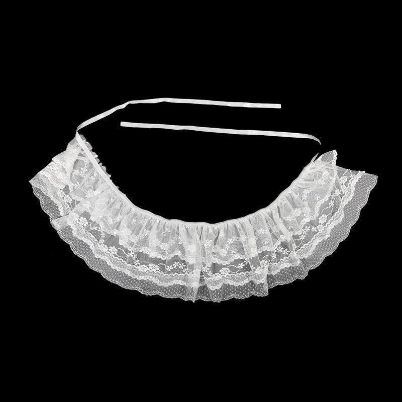 Korean Ins Unique Lace Layered Gauze Skirts Lace Trim A-Line Short Cloth Mini Waist Skirts Harajuku Girl's White Skirts Y2K