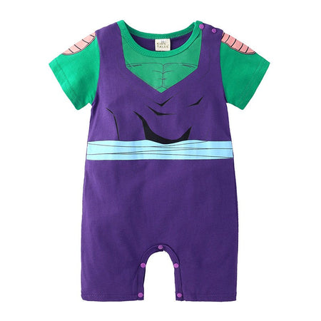 0-2 Years Old Children's Cartoon One-piece Baby Role Play Short-sleeved Romper Kids Cotton Clothes Baby Girl and Boy Clothes