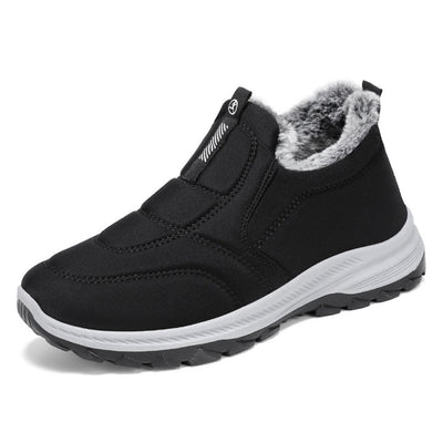Warm Walking Shoes Lightweight Thermal Ankle Boots Non-slip Slip On Sneakers Winter Thick Fur Shoes for Travel Hiking