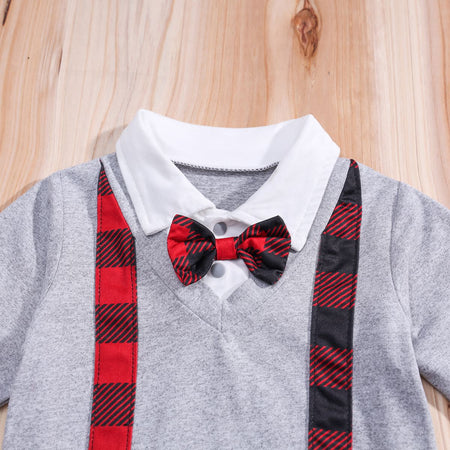 3pcs IURNXB Newborn Baby Boy Girl Clothes Set Christmas Tree Long Sleeve Bodysuit Romper and Pants Hat Fall Winter Outfits 0-18M