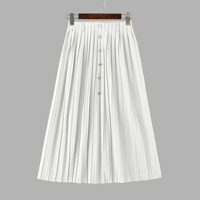 Autumn Skirts Plus Size 2025 ZANZEA Elegant Women High Waist Party Pleated Skirt Jupes Stylish Solid A-line OL Work Faldas Saia