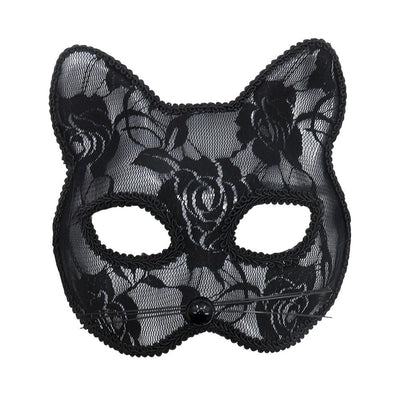 Cat Face Masquerade Mask Black White Lace Costume Accessories Costume Party Accessories Fun Prop Women Lace Mask Cosplay Event