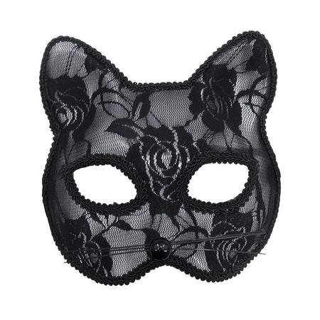 Cat Face Masquerade Mask Black White Lace Costume Accessories Costume Party Accessories Fun Prop Women Lace Mask Cosplay Event