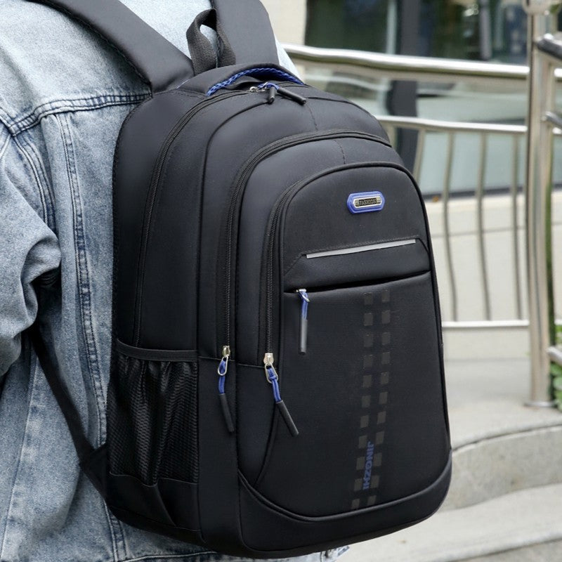 Men's and women's backpack Oxford waterproof backpack Business computer bag Leisure travel backpack High school student backpack