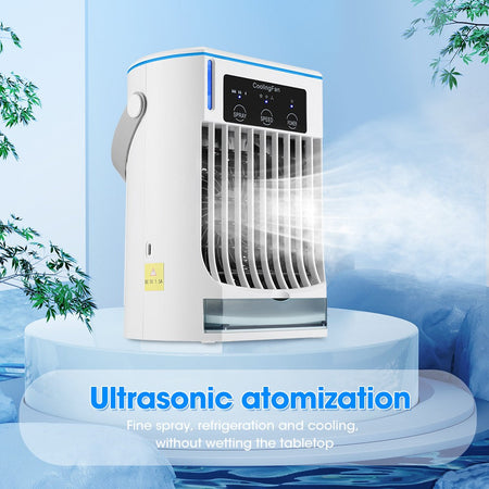 Mini Air Conditioner Air Cooler Fan Portable Water Cooling Fan Mobile Air Conditioning Fan For Room Office Cars