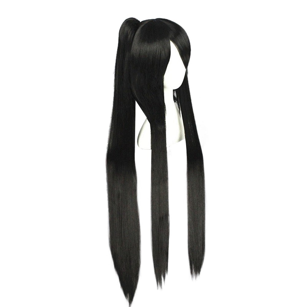 HAIRJOY  Synthetic Hair Cosplay Wigs Long Ponytail Black Purple  Red Grey Wig High Temperature Fiber
