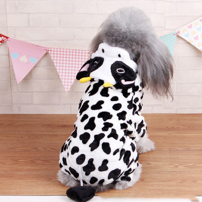 Winter Dog Clothes Warm Fleece Pet Dogs Hoodies Pet Clothes for Small Dogs Chihuahua Puppy Cats Jacket Coat Dog Jumpsuit Costume