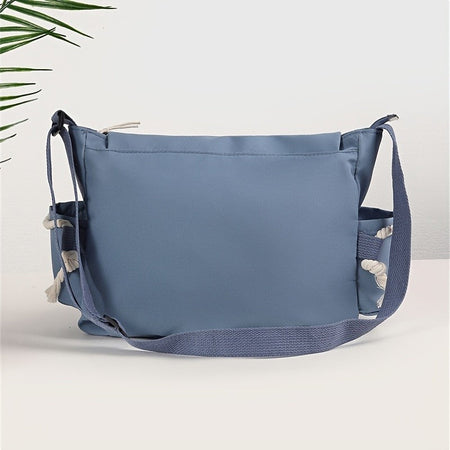 1pc Nylon Handbag Shoulder Bag, Large Capacity Messenger Bag, Men's Crossbody Bag, Student School Bags for Teenagers Daily Use