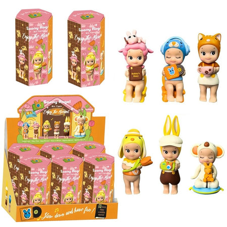new 2025 Sonny Angel Enjoy The Moment Series Blind Box Anime Mini Figures Ornaments Cartoon Dolls Desktop Valentine'S Day Gift