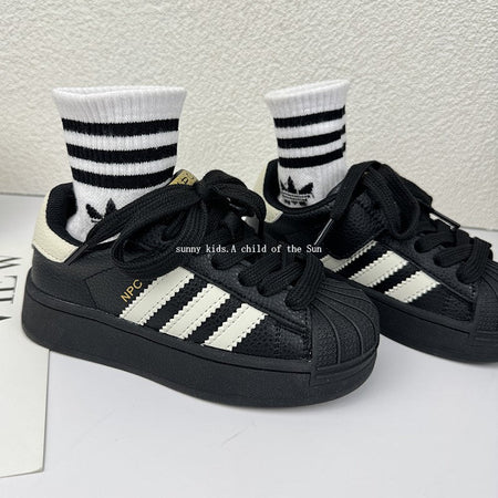 2025 Spring New Korean Style Sports Training Shoes for Kids Boys and Girls Breathable Sneakers