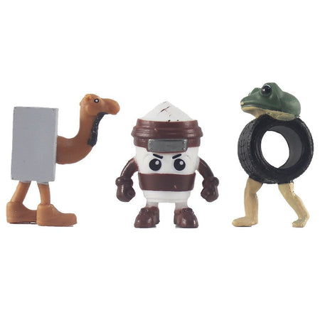 8/24Pcs Fun Italian Brainrot Action Figure Set Tung Tung Sahur Tralalero Tralala Bombardino Crocodilo Figures Model Toy Gifts
