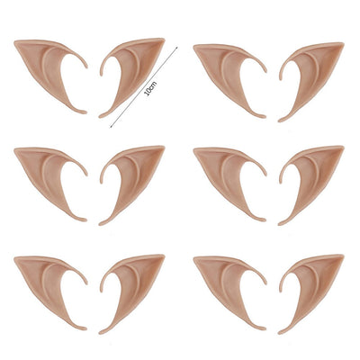Halloween Elf Ears Latex Simulation Ears Props Fairy Angel Cosplay Mask Halloween Costume Accessories Mascaras Halloween Party