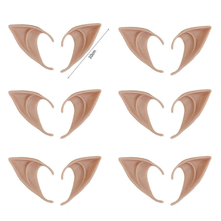 Halloween Elf Ears Latex Simulation Ears Props Fairy Angel Cosplay Mask Halloween Costume Accessories Mascaras Halloween Party