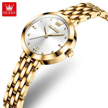 OLEVS 9992 Luxury Women's Watches Elegant Luxury Gold Watch for Women Quartz Waterproof Wristwatches Ladies Relojes Para Mujer