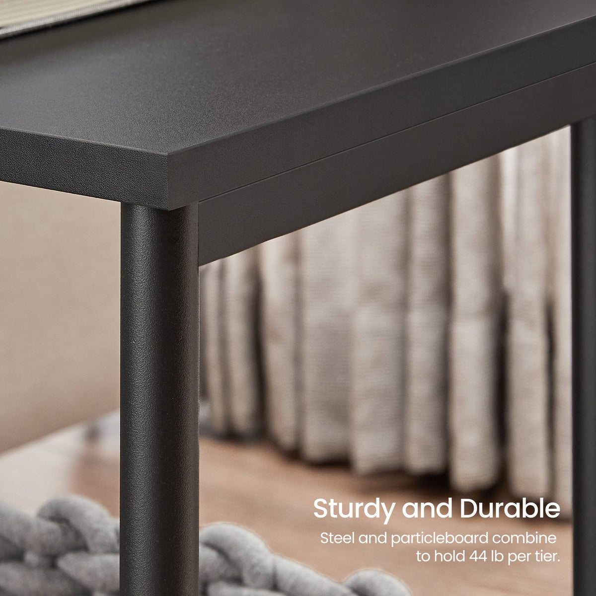 VASAGLE Side Table, Small End Table, Nightstand for Living Room, Bedroom, Office, Bathroom