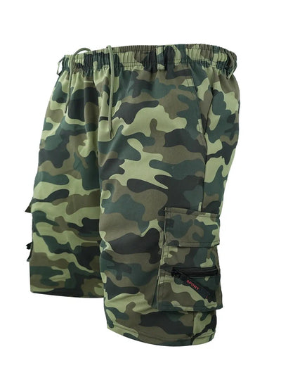 Summer Men's Military Cargo Shorts Mens Tactical Pants Casual Big Pocket Outdoor Sports Slacks Cargo Panels Trousers for Male
