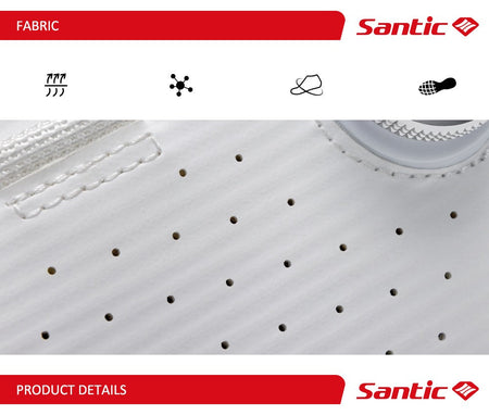 Santic Carbon Fiber Cycling Shoes Outdoor Wear Resistant Road Riding Sneakers Unisex Men Women Adjustable Pro Racing Bicyle Shoe