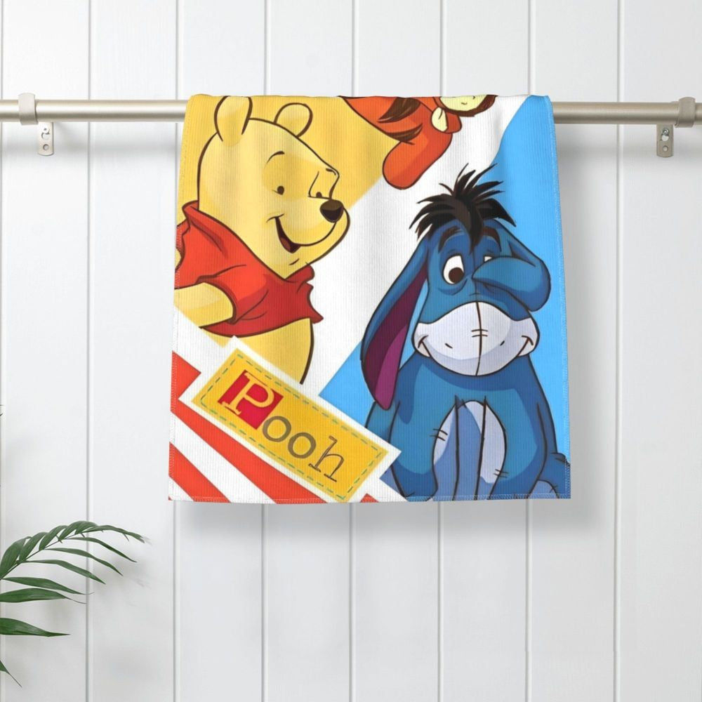 Winnie The Pooh Bear Piglet Merch Towel for Beach New Summer Microfiber Shower Towel No Sand Quick-Dry Surf Towels