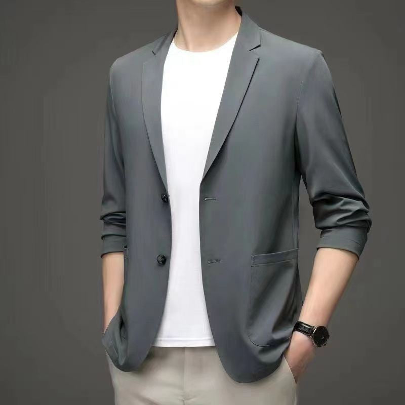 Fashion Male Cotton Work Wear Brand Business Clothes Size M-7XL High Quality Casual Traje De Hombre Gentleman Korean Formal Suit
