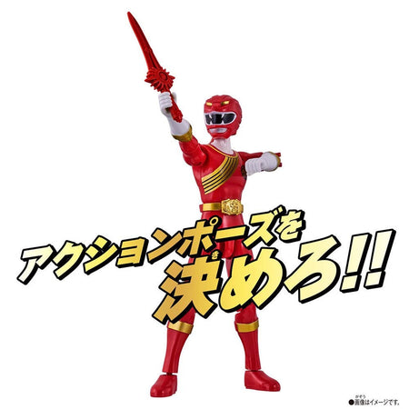 In Stock Original Bandai Action Hero Super Sentai Power Rangers Red Rangers Collection Collection Action Figures Model Toys Gift