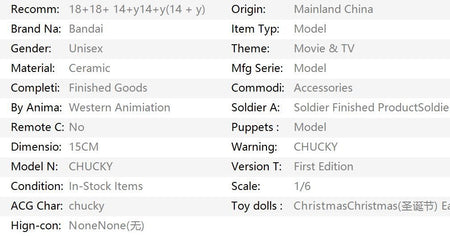 Real Genuine Limit Cheap Sale NECA GOOD GUYS CHUCKY Halloween Day Horror Doll PVC Figure Collectible Model Toy 15cm