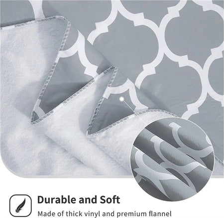 Olanly Waterproof Tablecloth Heat-Resistant Rectangle PVC Table Cloth For Wedding Kitchen Dining Desk Moroccan Table Coat Cover