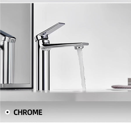 VGX Bathroom Faucets Luxury Gold Basin Mixer Sink Faucet Gourmet Washbasin Tapware Hot Cold Water Tap Brass Chrome Black Grey