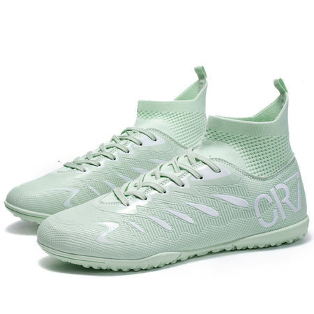 High Ankle Sports Footwear Fg/Tf Kids Soccer Cleats Football Boots Professional Men's Soccer Shoes