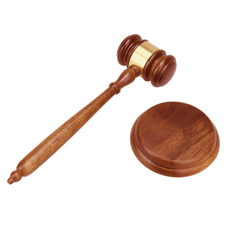 Delicate Wood Adjudgement Gavel Handcrafted Judge Wood Gavel Hammer for Auction Lawyer Sound Hand Tools for Lawyer Judge