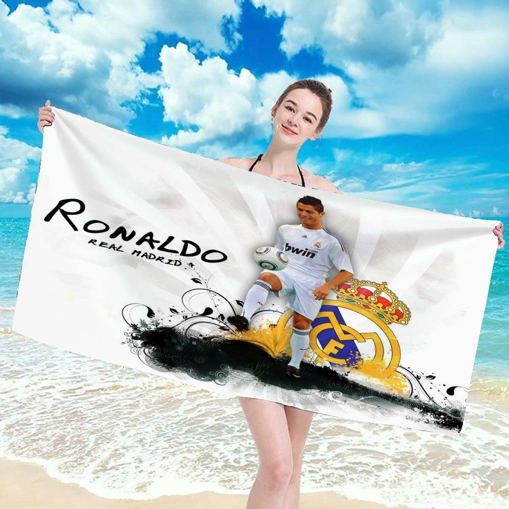 Cristiano Ronaldo Spa Personal Care Beach Towel For Bath Towels Bathroom Set Accessories Sauna Turban for Hair Drying Large Home