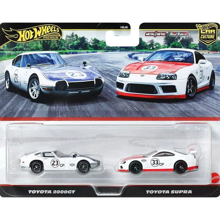 2026 New Mattel Hot Wheels Original Culture Cars Children's Toys 1:64 Die-Cast Accelerating Subaru Toyota Nissan Gtr Aston Martin Alfa Romeo Vehicle Model Gift Double Car Set
