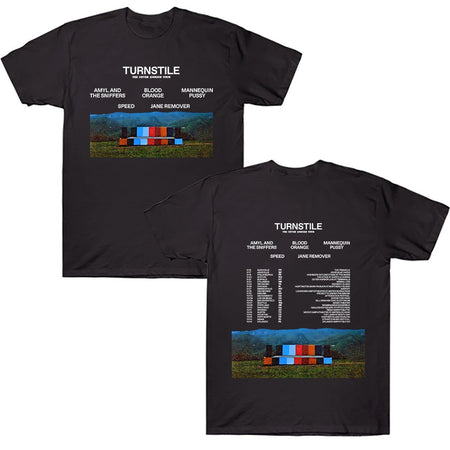 Turnstile The Never Enough Tour2025 T Shirt Gift for Fan Cotton Crewneck Short Sleeve Hip Hop Rock Street Tee Men Women Rock Top