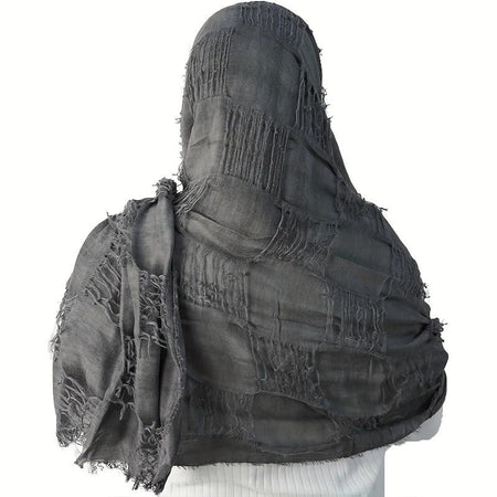 Medieval Renaissance Cloak Cape with Viking Brooch - Hooded Shawl Scarf for Halloween Costumes, Streetwear & Pop Culture Events