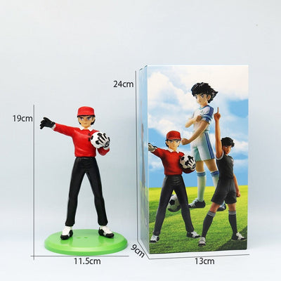 18cm Captain Tsubasa Anime Figure Ozora Tsubasa Action Figures Hyuuga Kojirou/Wakabayashi Genzou Figurine Collection Model Toys