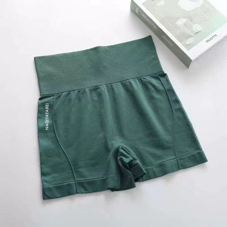 High Waist Sports Women's Cycling Jogging Fitness Shorts Seamless Thin Section Tummy Tuck Comfort Bottom Yoga Pants