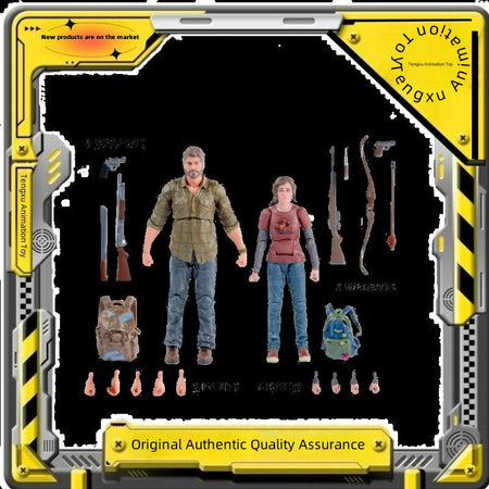 ?Spot Goods?PlayStation The Last of Us Joel and Ellie Figuras Toys Spin Master PS5 Action Figure 2 Pack Collection Model
