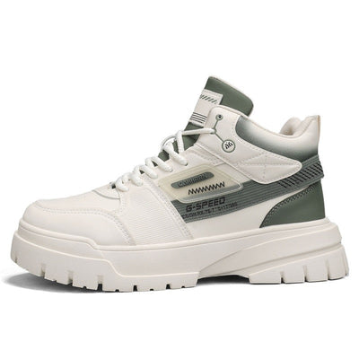 Men's autumn casual high-top sneakers, men's walking sneakers, outdoor sneakers, men's sports shoes, soft-soled walking shoes