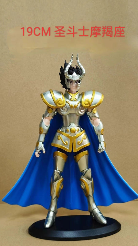 Japanese Anime Saint Seiya Figure Phoenix Ikki Hyoga Seiya Shiryu Standing Figure Toy PVC Box Figure Collection Decoration 19cm