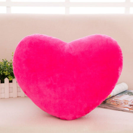 15//20cm Pink Soft Pillow Red Heart Shape Pillow Plush Pillow Valentines Day Throw Pillow Cotton Cushion Home Decor Lover Gift