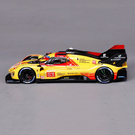 In Stock New Bburago 1:43 24h Le Mans Ferrari 499p 2024 #50 Racing Car Alloy Miniature Diecast Model Packaging Toy Model Gift