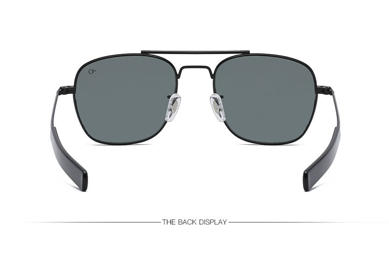 Fashion Aviation Sunglasses Men Luxury Brand Designer Square Sun Glasses for Male American Army Military Oculos