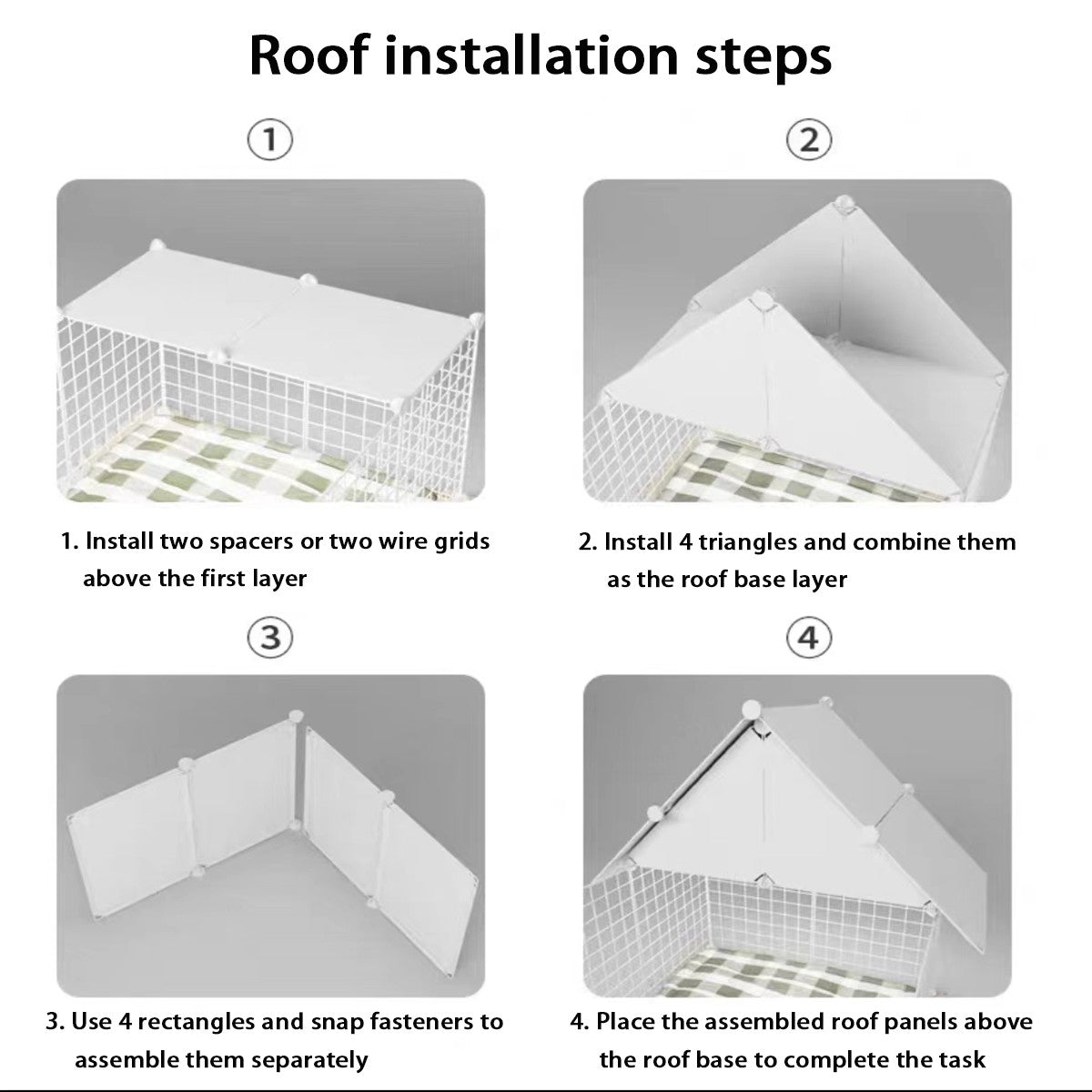 Cat Cage, Cat Villa, Indoor Luxury Cat Nest, Household with Toilet, Can Hold Litter Box, Kitten Cat House, Three-Story Cat House