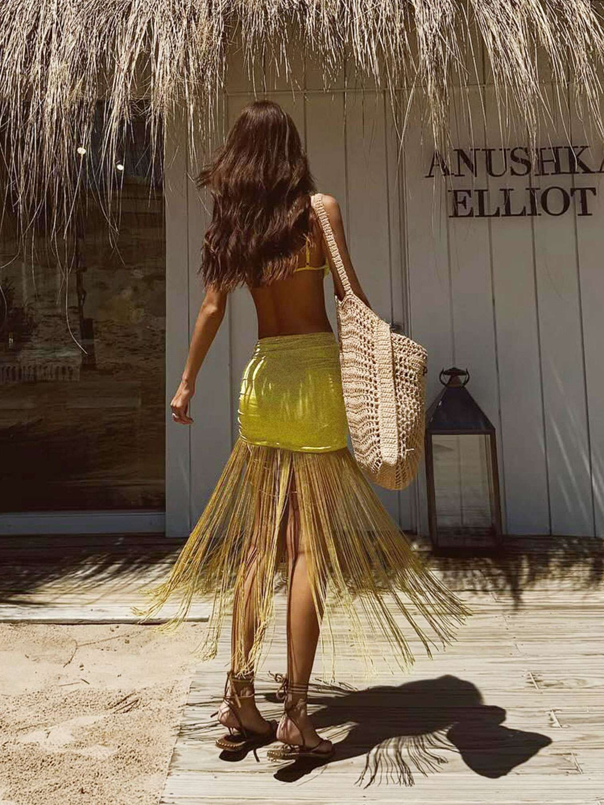 Swimsuit 3 Pcs Set with Tassel Skirt Bikini Women Swimsuit Button High Waist Swimwear Bathing Suit Beachwear Biquini