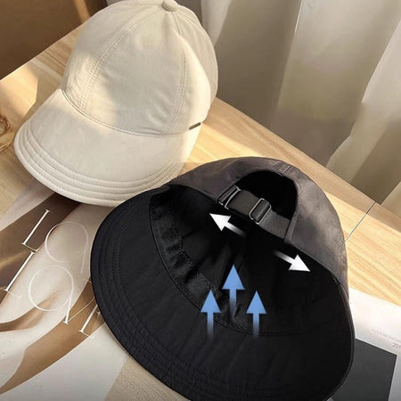 Summer Ladies Wide Brim Fisherman Hat Girls Foldable Portable Sun Hat Ladies Simple Adjustable Sun Protection Outdoor Hat