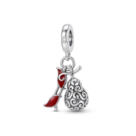 Nicole Robin Akuma No Mi Anime Flower-Flower Fruit Charms for Original 925 Charms Bracelet Silver Charm Bead for Women Jewelry