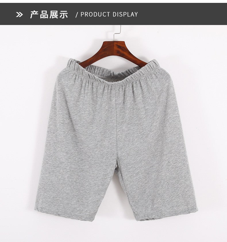 Summer Mens Lounge Pants Cotton Pajama Shorts Comfortable Male Clothes Sleepwear Thin Casual Sports Breeches 2024