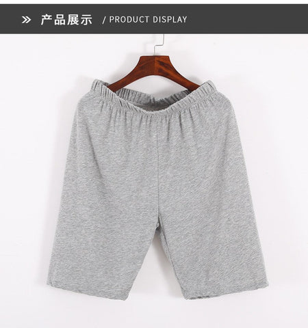Summer Mens Lounge Pants Cotton Pajama Shorts Comfortable Male Clothes Sleepwear Thin Casual Sports Breeches 2024