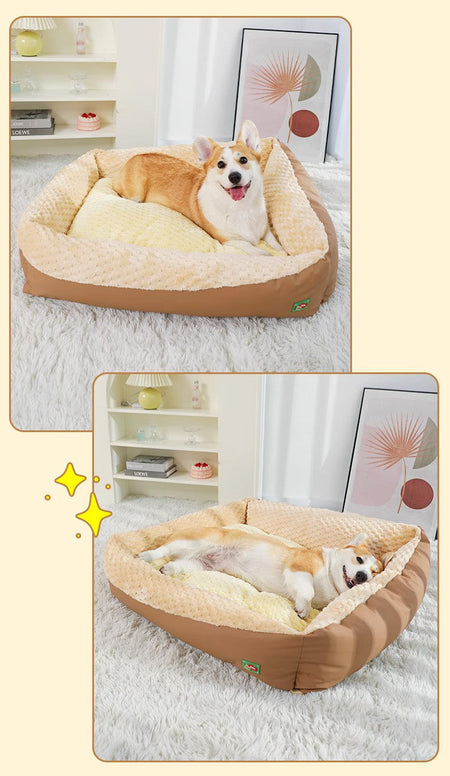 HOOPET Winter Dog Deep Sleep Warm Pet Mattress For Dogs Cats Dog Kennel Pet Bed Products