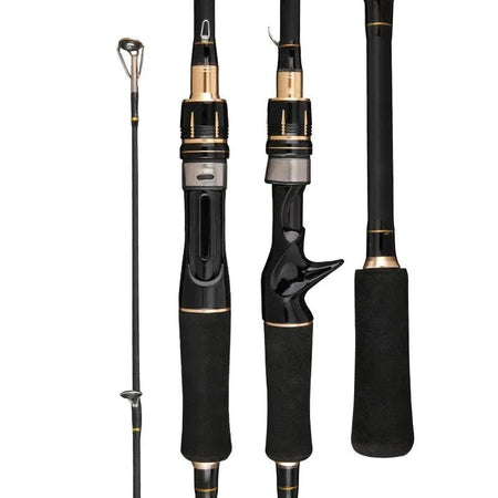 1.8-2.7 M Adjustable Telescopic Sub Rod Carbon Vibrating Solid Rod With Slight Handle Straight Handle Long Throw Fishing Rod