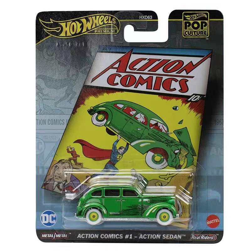 Original Hot Wheels HXD63 Pop Culture Collection Series Stranger Things Godzilla Batman Jaws Matrix Collection Cars Model Gifts